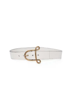 Exclusives|Exclusives-Altuzarra 'A' Belt Ivory