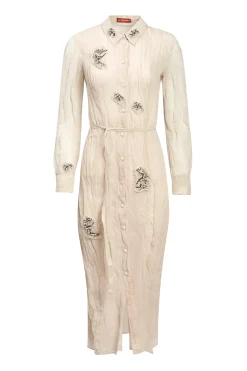 Dresses|Elegant Eveningwear-Altuzarra 'Agnes' Dress Sparrow w/ Embellishment