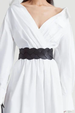 Vacation Wear|Belts-Altuzarra 'Braid' Belt Black
