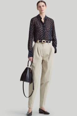 FEATURED|Elegant Eveningwear-Altuzarra 'Chika' Top Nocturne Blue