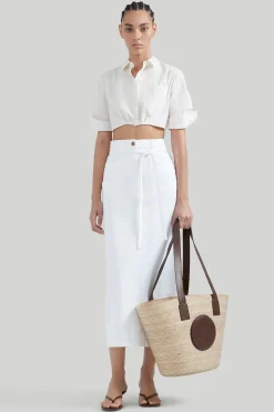 Skirts|FEATURED-Altuzarra 'Dean' Skirt Optic White