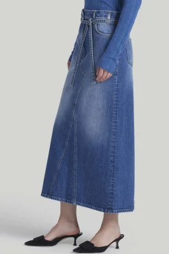 Skirts|FEATURED-Altuzarra 'Dean' Skirt Washed Indigo