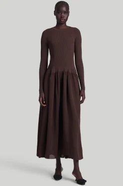 Dresses|Knitwear-Altuzarra 'Denning' Dress Tobacco