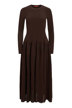 Dresses|Knitwear-Altuzarra 'Denning' Dress Tobacco