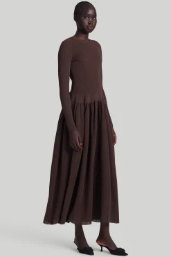 Dresses|Knitwear-Altuzarra 'Denning' Dress Tobacco