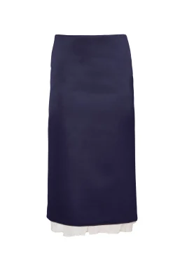 Skirts-Altuzarra 'Fannie' Skirt Berry Blue