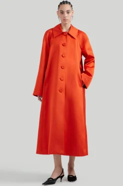 Jackets|FEATURED-Altuzarra 'Filis' Coat Nasturtium