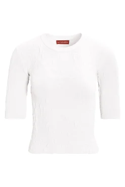 Knitwear|Tops-Altuzarra 'Greene' Top Ivory