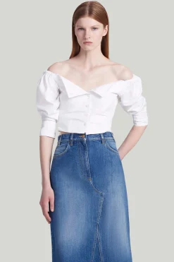 Tops|FEATURED-Altuzarra 'Hailey' Top Optic White