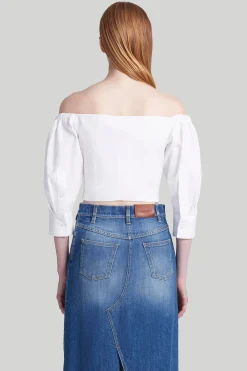 Tops|FEATURED-Altuzarra 'Hailey' Top Optic White