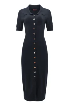 Dresses|Knitwear-Altuzarra 'Hestia' Dress Berry Blue