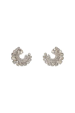 Jewelry|Elegant Eveningwear-Altuzarra 'Huggie' Earrings Shiny Silver