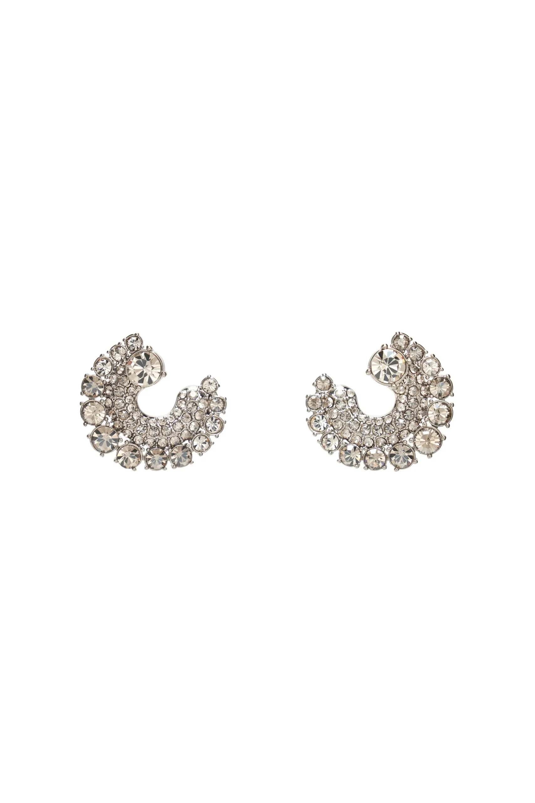 Jewelry|Elegant Eveningwear-Altuzarra 'Huggie' Earrings Shiny Silver