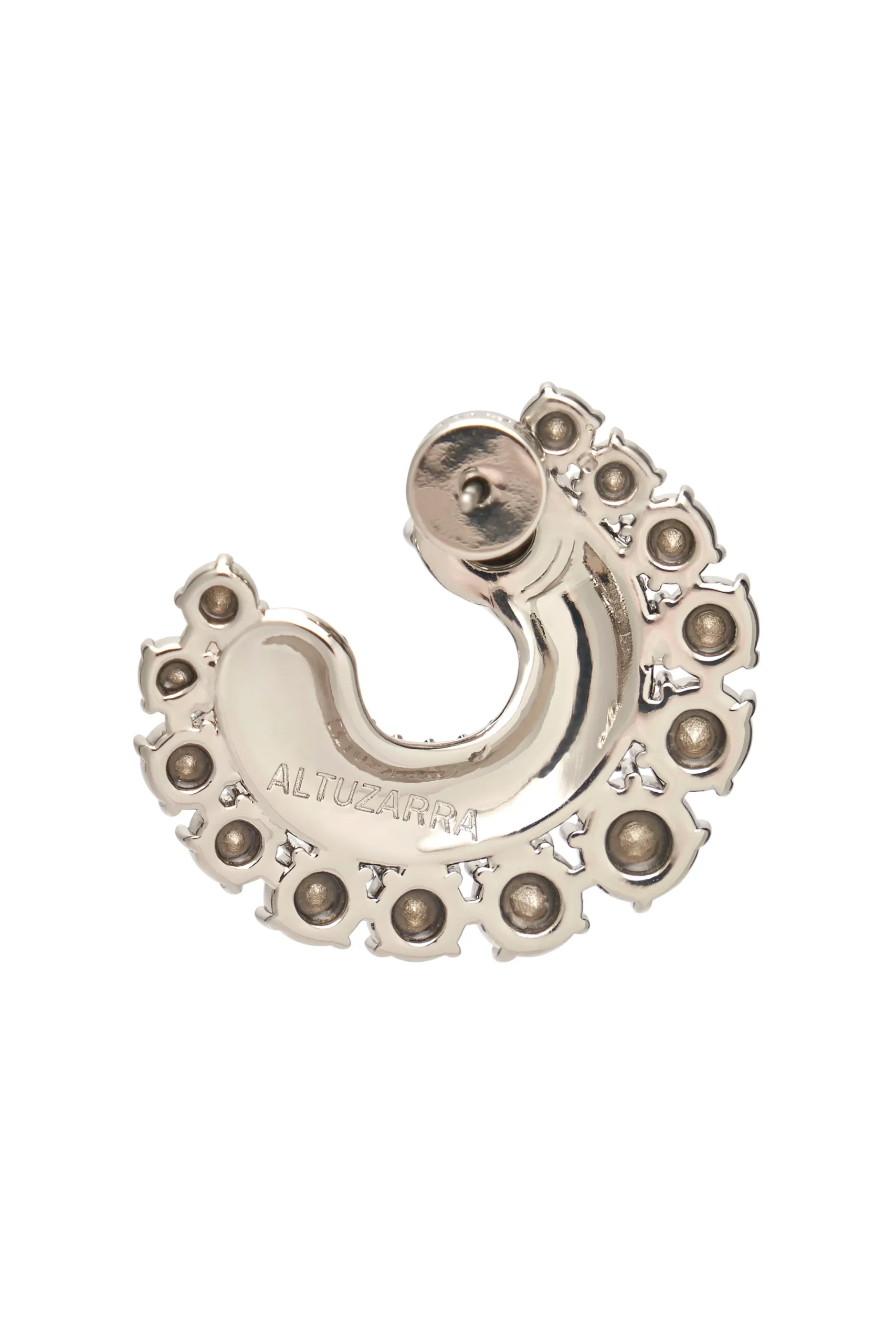 Jewelry|Elegant Eveningwear-Altuzarra 'Huggie' Earrings Shiny Silver