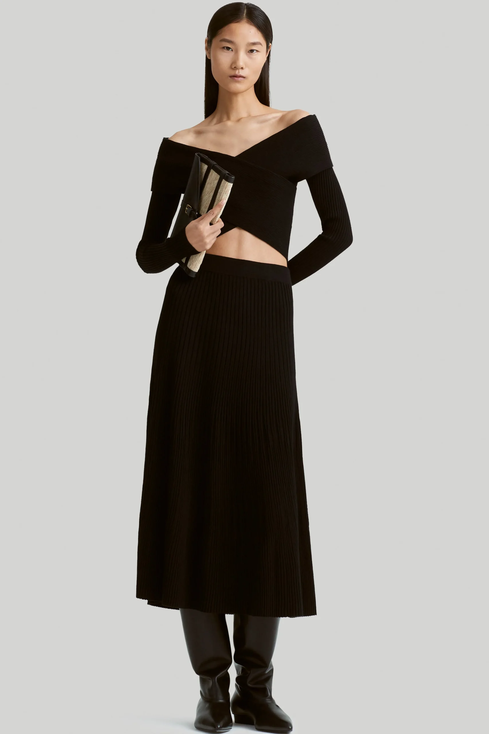 Knitwear|Skirts-Altuzarra 'Ireene' Skirt Black