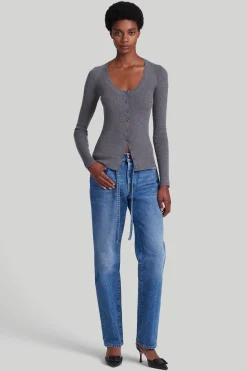 Knitwear|Tops-Altuzarra 'Jones' Sweater Carbon Melange