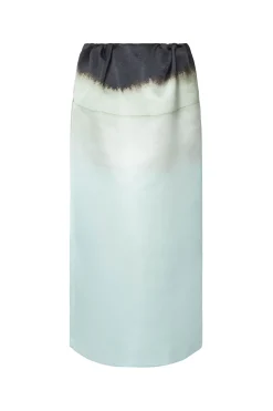 Skirts|Elegant Eveningwear-Altuzarra 'Karina' Skirt Misty Aqua Colorscape