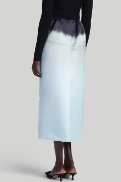 Skirts|Elegant Eveningwear-Altuzarra 'Karina' Skirt Misty Aqua Colorscape