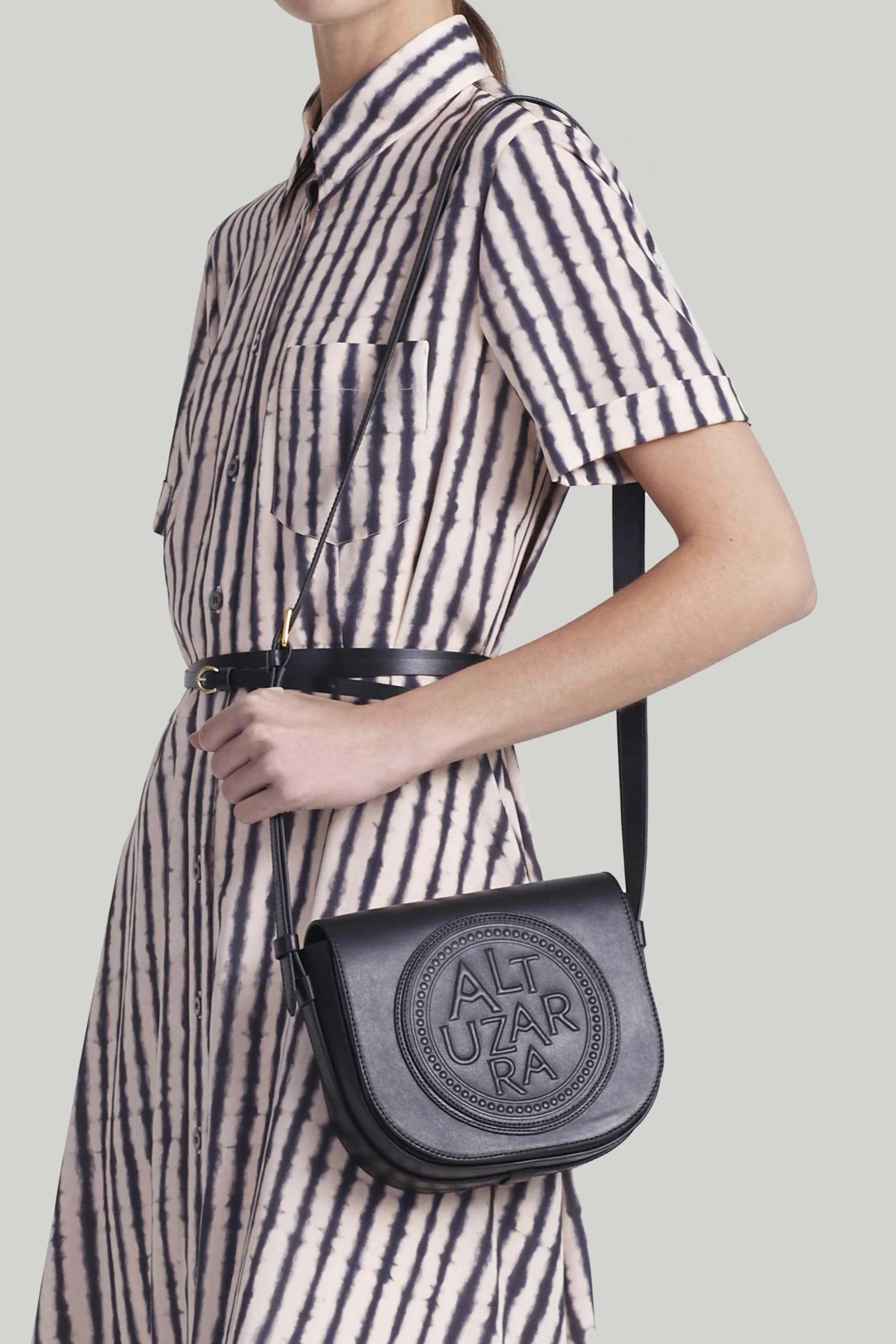 Handbags-Altuzarra 'Medallion' Saddle Bag Black