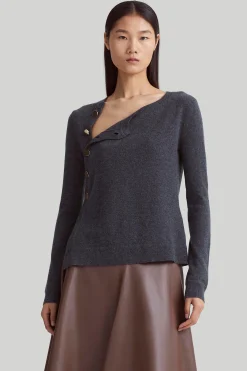 Knitwear|Tops-Altuzarra 'Minamoto' Knit Sweater Carbon Melange