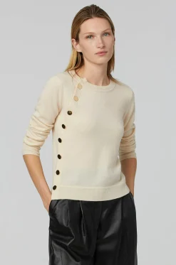 Knitwear|Tops-Altuzarra 'Minamoto' Knit Sweater Ivory