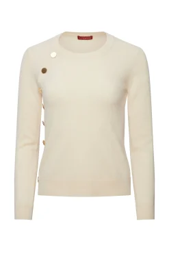 Knitwear|Tops-Altuzarra 'Minamoto' Knit Sweater Ivory