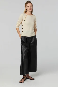 Knitwear|Tops-Altuzarra 'Minamoto' Knit Sweater Ivory