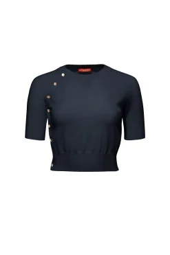 Knitwear|Tops-Altuzarra 'Mini' Minamoto Sweater Berry Blue