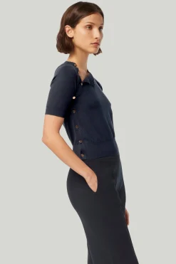 Knitwear|Tops-Altuzarra 'Mini' Minamoto Sweater Berry Blue