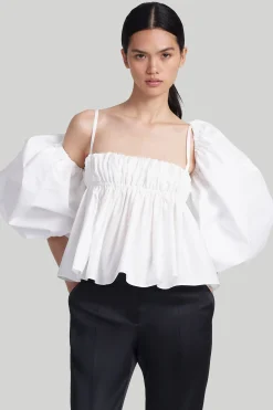 Tops|Vacation Wear-Altuzarra 'Momoko' Top Optic White
