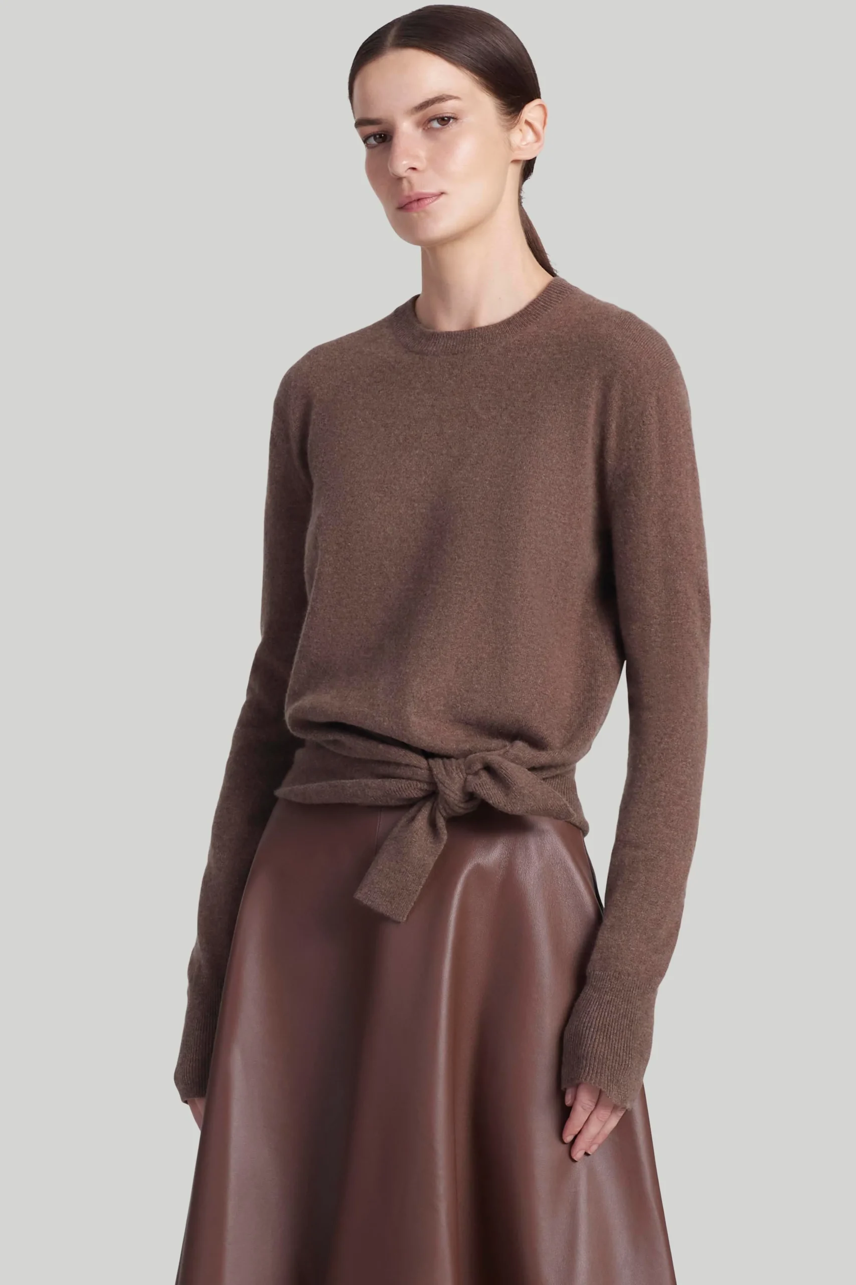 Knitwear|Tops-Altuzarra 'Nalini' Sweater Lark Melange