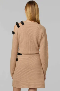 Knitwear|Tops-Altuzarra 'Ness' Sweater Cappuccino