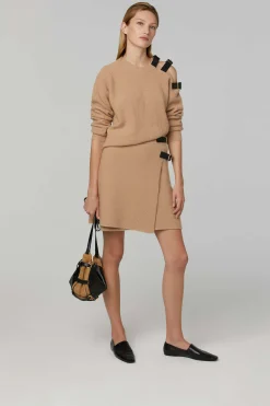 Knitwear|Tops-Altuzarra 'Ness' Sweater Cappuccino