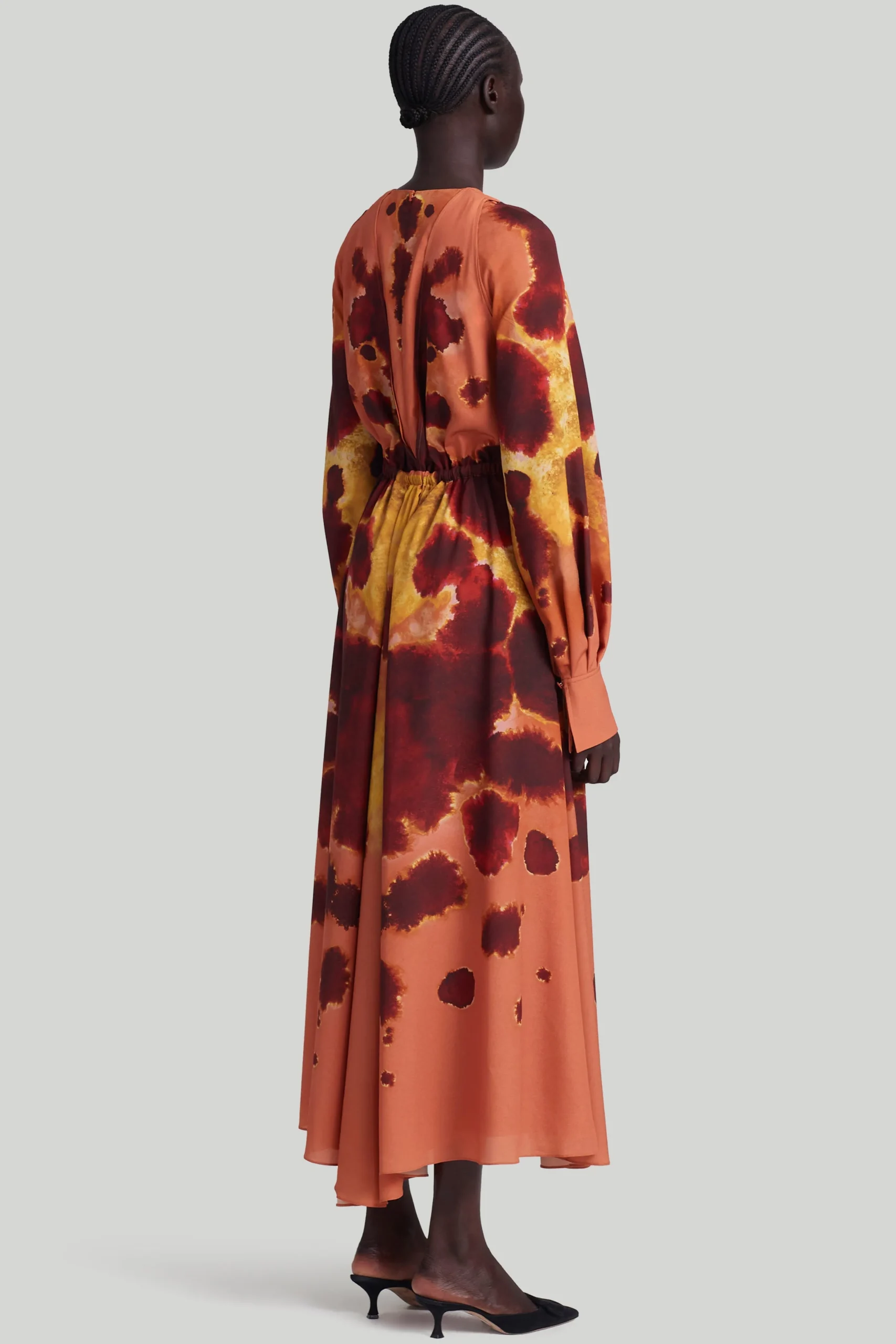 Dresses|FEATURED-Altuzarra 'Peirene' Dress Orange Ochre Ladybug