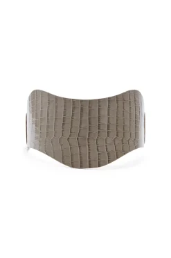Exclusives|Exclusives-Altuzarra 'Reversible' Corset Belt Taupe Croc/Earth