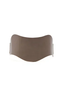 Exclusives|Exclusives-Altuzarra 'Reversible' Corset Belt Taupe Croc/Earth