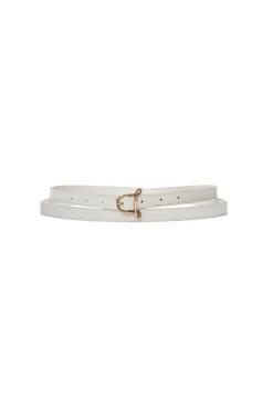 Belts-Altuzarra Small 'A' Belt Ivory