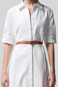 Belts-Altuzarra Small 'A' Belt Cognac