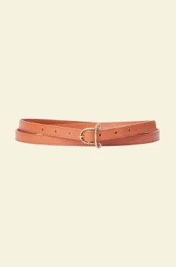 Belts-Altuzarra Small 'A' Belt Cognac