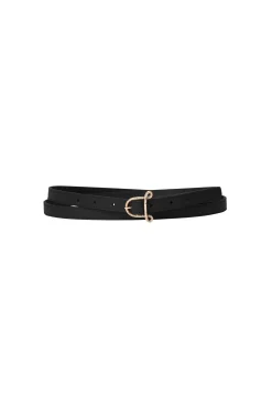 Belts-Altuzarra Small 'A' Belt Black