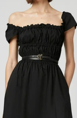 Belts-Altuzarra Small 'A' Belt Black