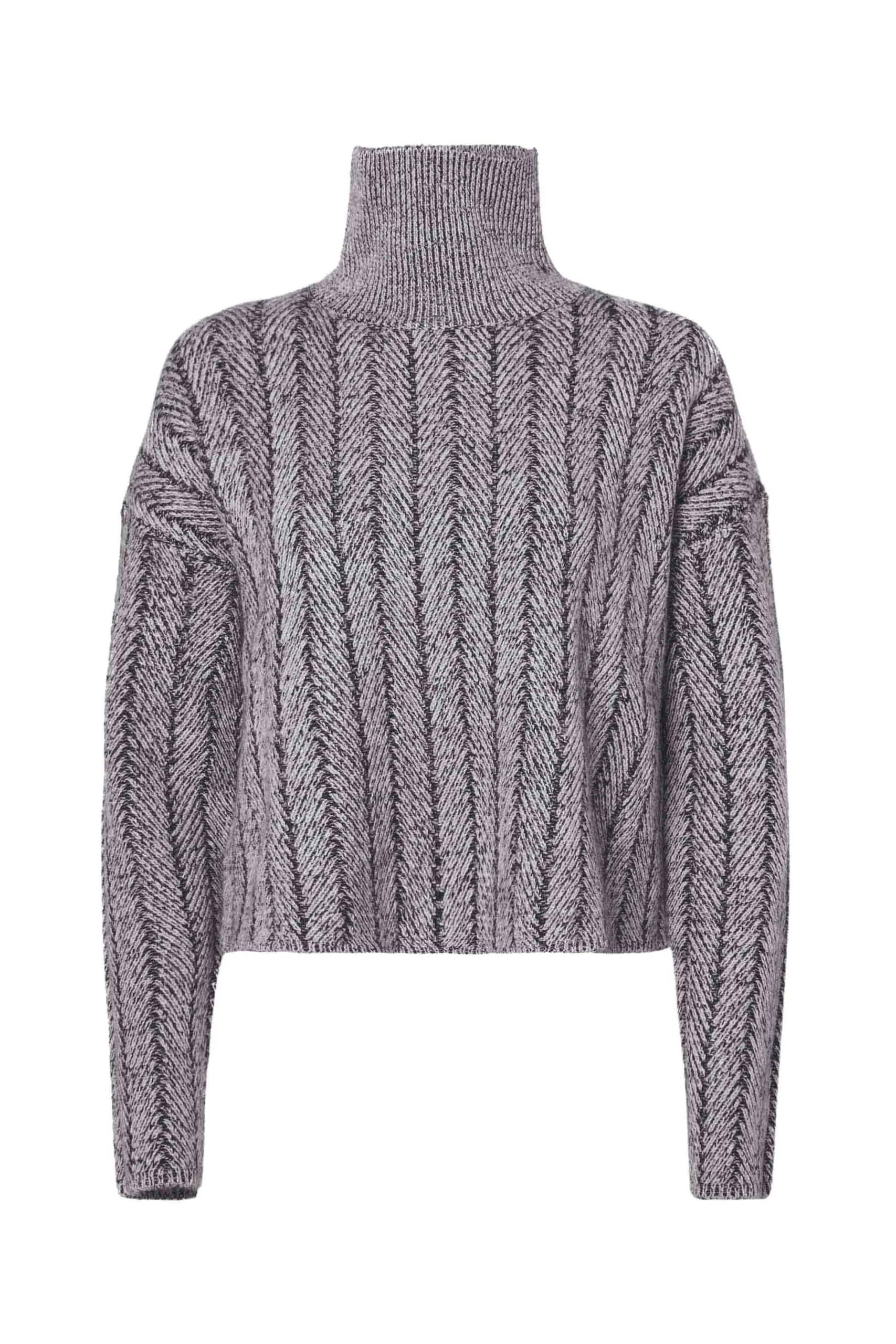 Knitwear|Tops-Altuzarra 'Terence' Sweater Natural Melange/ Black