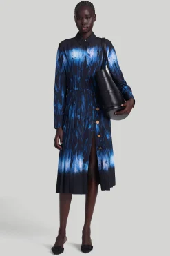 Skirts-Altuzarra 'Tullius' Skirt Berry Blue Shibori