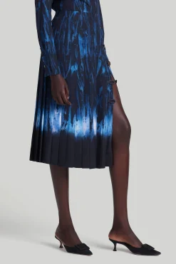 Skirts-Altuzarra 'Tullius' Skirt Berry Blue Shibori