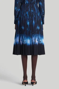 Skirts-Altuzarra 'Tullius' Skirt Berry Blue Shibori