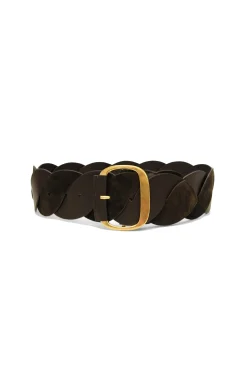 FEATURED|Belts-Altuzarra 'Twist' Braid Belt Mahogany