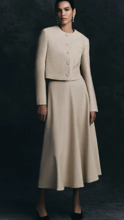 Skirts|Exclusives-Altuzarra 'Varda' Skirt Enoki Melange