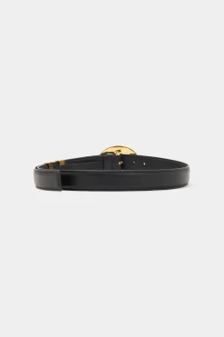 FEATURED|Belts-Altuzarra 'Vintage' Brass Buckle Belt Black