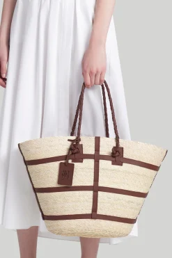 Exclusives|Exclusives-Altuzarra 'Watermill' Bag Large Natural/Tawny