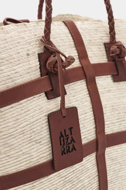 Exclusives|Exclusives-Altuzarra 'Watermill' Bag Large Natural/Tawny